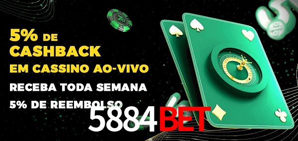 Promoções do cassino ao Vivo 5884bet